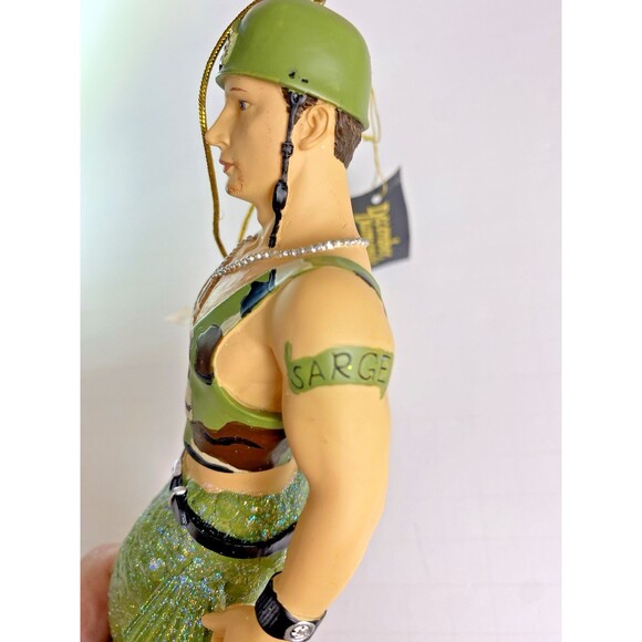 December Diamonds SARGE Christmas Ornament In Original Box Merman RETIRED 2006 - Picture 9 of 16